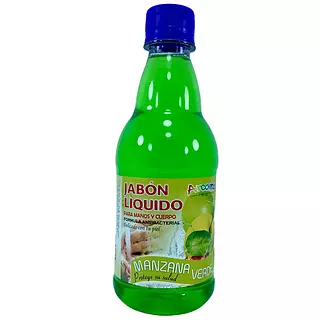 Jabón De Manos Antibacterial Manzana Verde