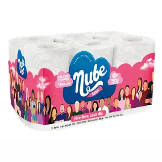Papel Higiénico Nube Max X 12 R
